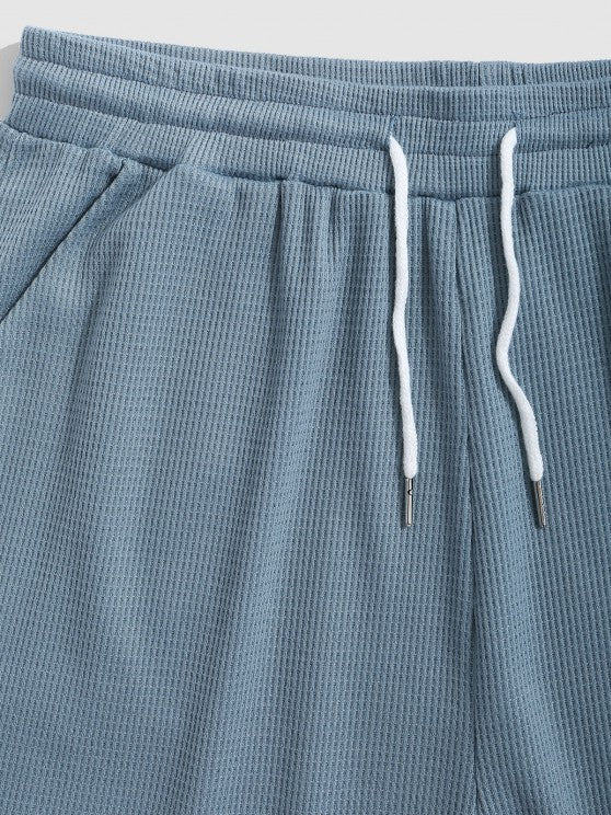 Textured Rose Printed T Shirt And Shorts - Grafton Collection