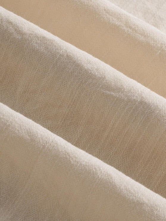 Button Up Collar Shirt And Drawstring Shorts - Grafton Collection