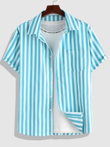 Vertical Stripe Shirt And Jeans - Grafton Collection