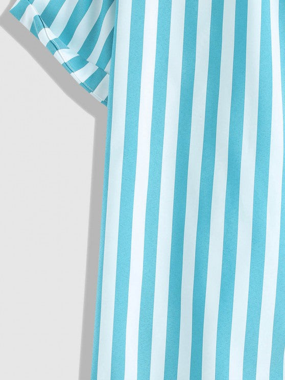 Vertical Stripe Shirt And Jeans - Grafton Collection