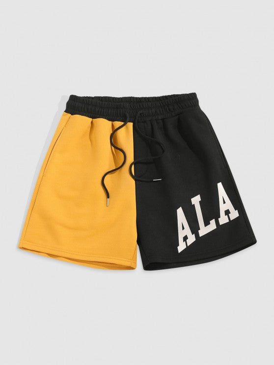 Short Sleeves T Shirt With Two Tone Shorts - Grafton Collection