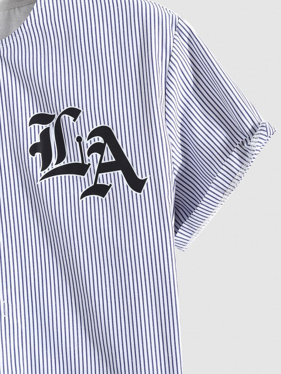 2 Pieces Baseball Shirt And Beach Shorts - Grafton Collection