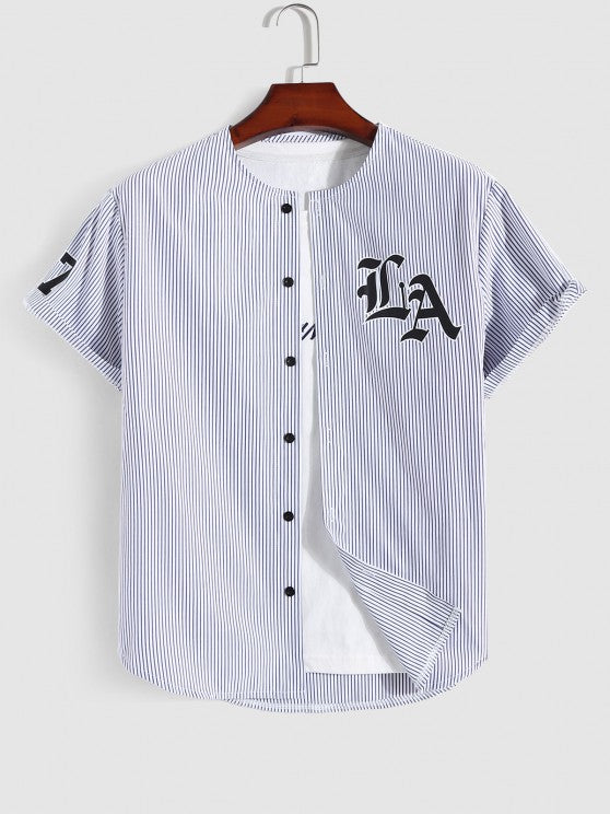 2 Pieces Baseball Shirt And Beach Shorts - Grafton Collection