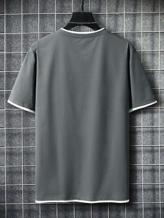 Ringer T Shirt with Casual Shorts - Grafton Collection