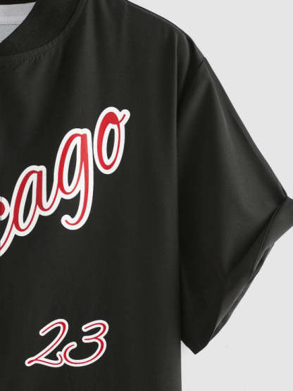 Baseball Short Sleeve Shirt And Shorts Set - Grafton Collection