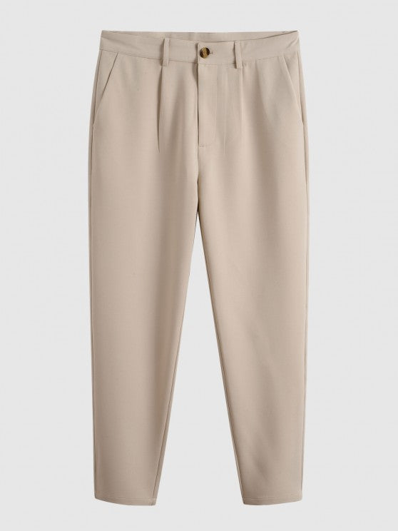 Leaves Print Shirt With Tapered Pants - Grafton Collection