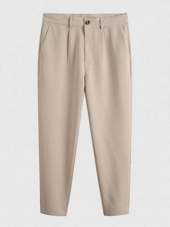 Leaves Print Shirt With Tapered Pants - Grafton Collection