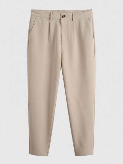 Leaves Print Shirt With Tapered Pants - Grafton Collection