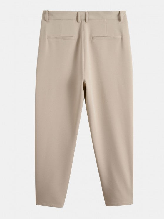 Leaves Print Shirt With Tapered Pants - Grafton Collection