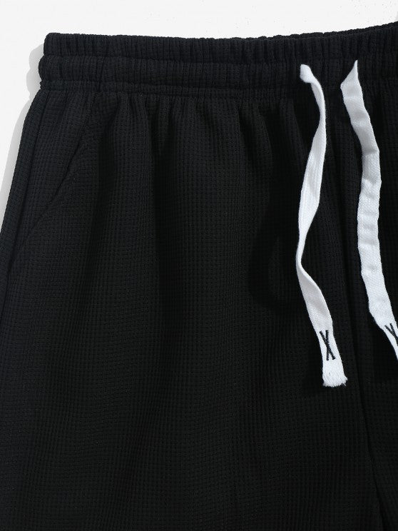 Striped Pattern T Shirt And Shorts Set - Grafton Collection