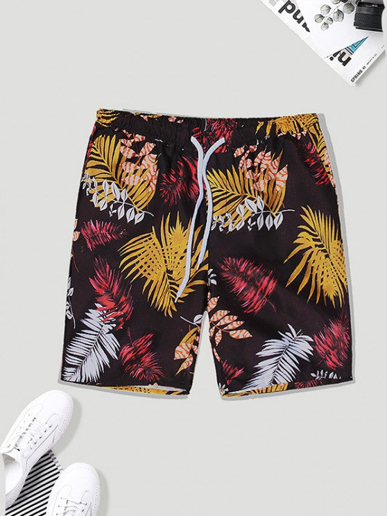 Lapel Shirt And Drawstring Shorts - Grafton Collection
