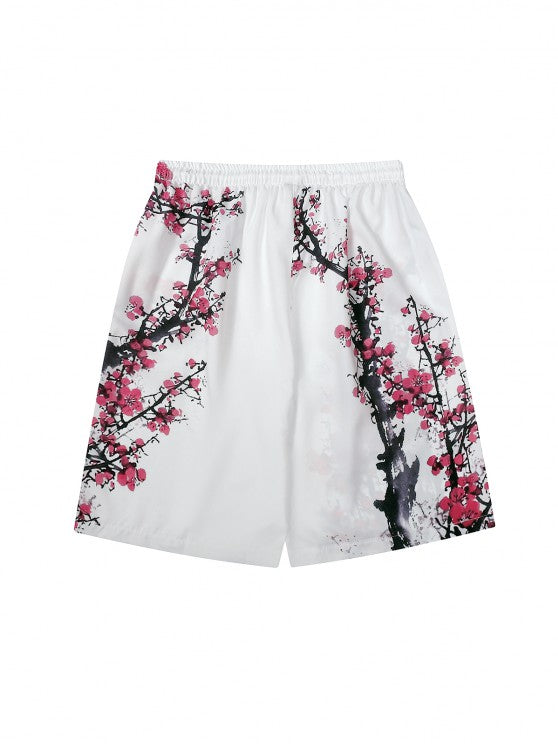 Printed Kimono And Shorts - Grafton Collection