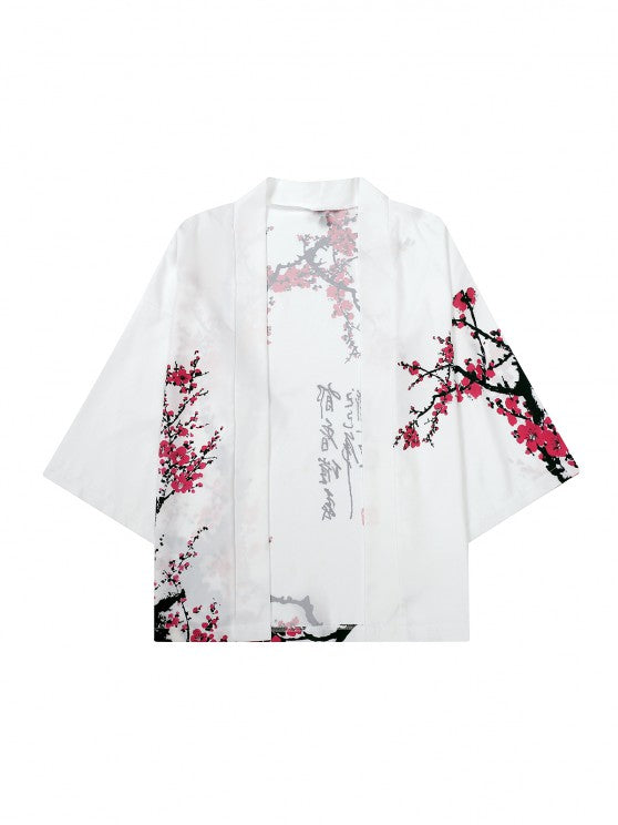 Printed Kimono And Shorts - Grafton Collection