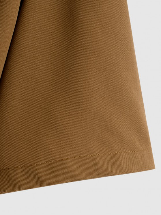 Tailored Collar Shirt And Drawstring Pants - Grafton Collection