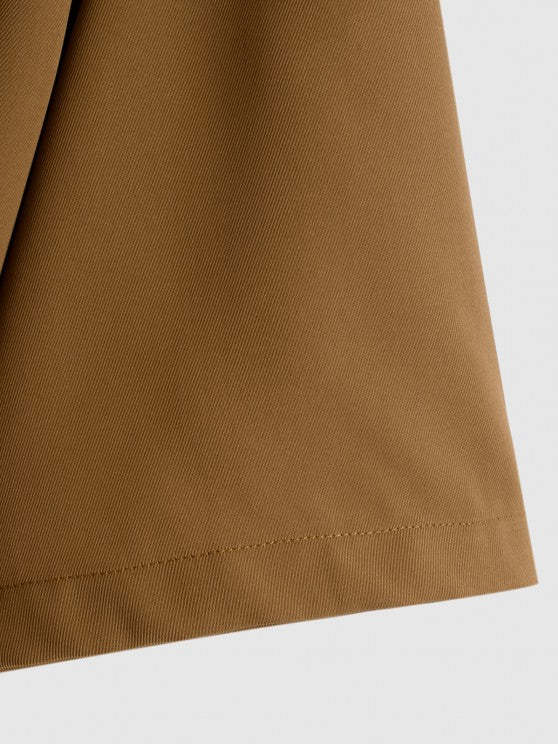 Tailored Collar Shirt And Drawstring Pants - Grafton Collection
