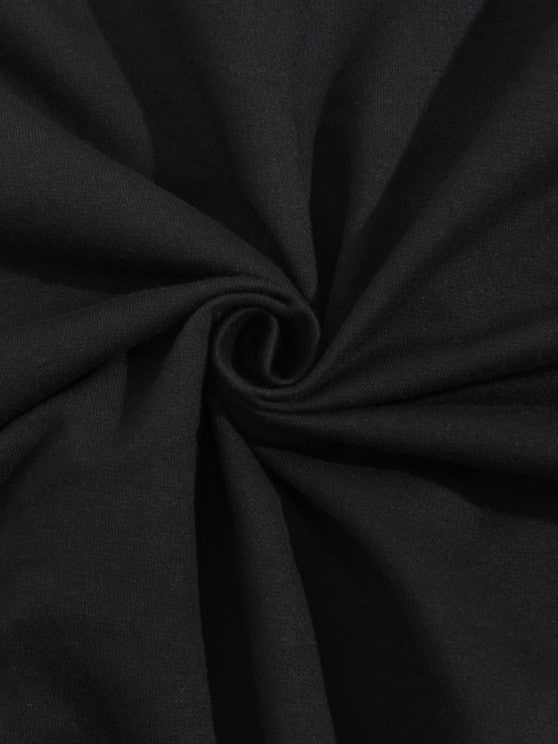 Letter Printed Hoodie with Jogger Pants - Grafton Collection