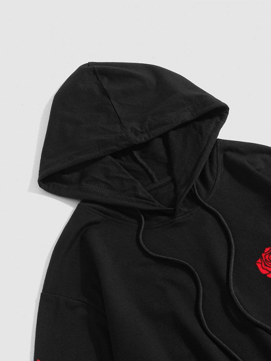 Letter Printed Hoodie with Jogger Pants - Grafton Collection