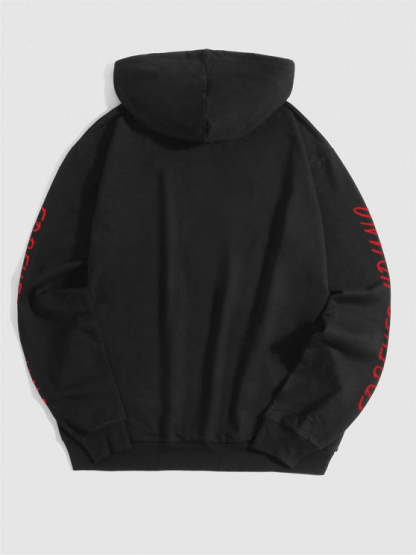 Letter Printed Hoodie with Jogger Pants - Grafton Collection