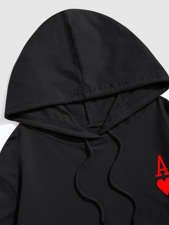 Playing Card Hoodie And Jogger Sweatpants - Grafton Collection