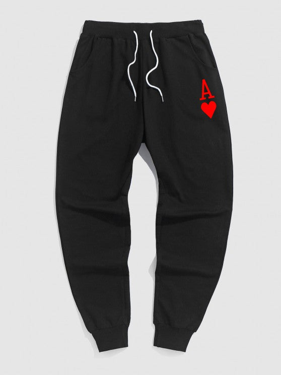 Playing Card Hoodie And Jogger Sweatpants - Grafton Collection