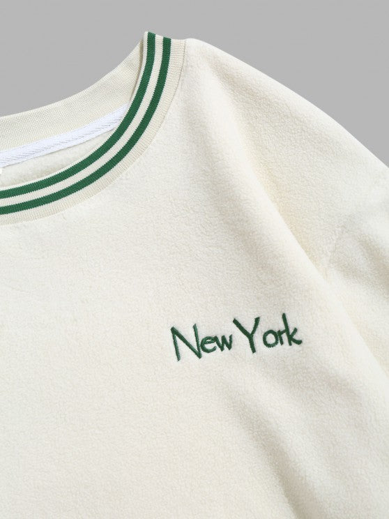 Fleece New York Sweatshirt And Cargo Pants - Grafton Collection