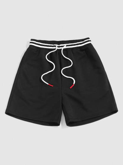 Embroidered Hoodie And Striped Shorts - Grafton Collection