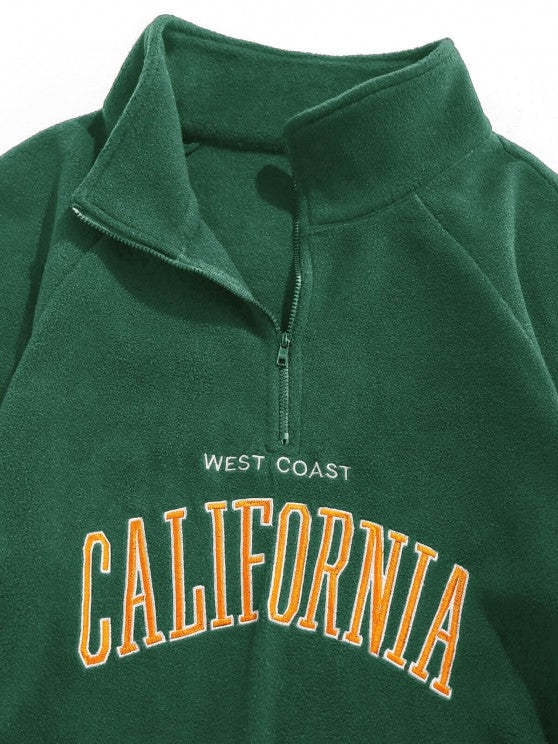 Embroidered Quarter Zip Polar Fleece Set - Grafton Collection