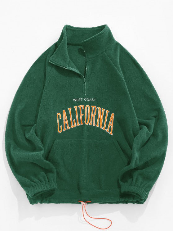 Embroidered Quarter Zip Polar Fleece Set - Grafton Collection