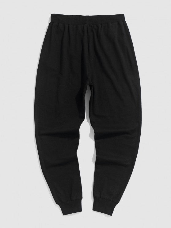 Letter Printed Hoodie with Jogger Pants - Grafton Collection