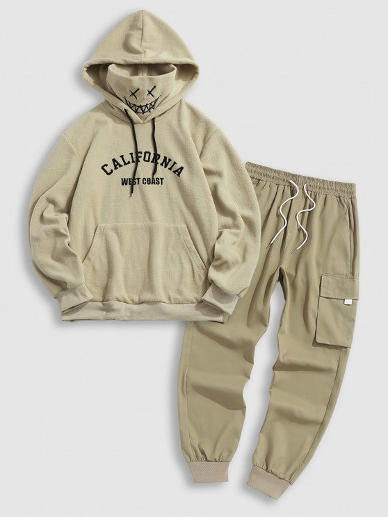 Fleece Mask Hoodie and Cargo Pants - Grafton Collection