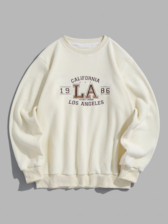Comfy And Letter Embroidered Polar Fleece Set - Grafton Collection