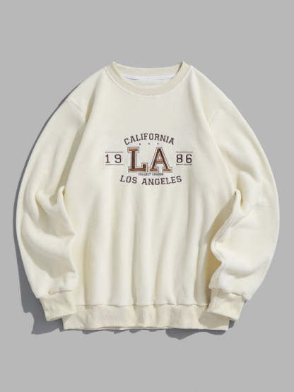 Comfy And Letter Embroidered Polar Fleece Set - Grafton Collection