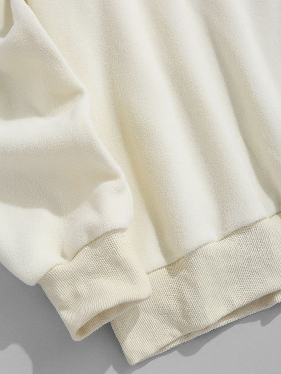 Comfy And Letter Embroidered Polar Fleece Set - Grafton Collection