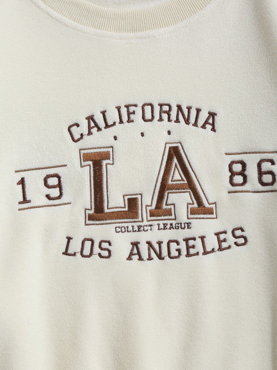 Comfy And Letter Embroidered Polar Fleece Set - Grafton Collection