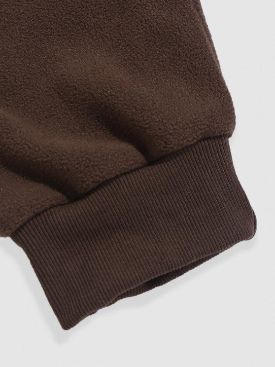 Comfy And Letter Embroidered Polar Fleece Set - Grafton Collection