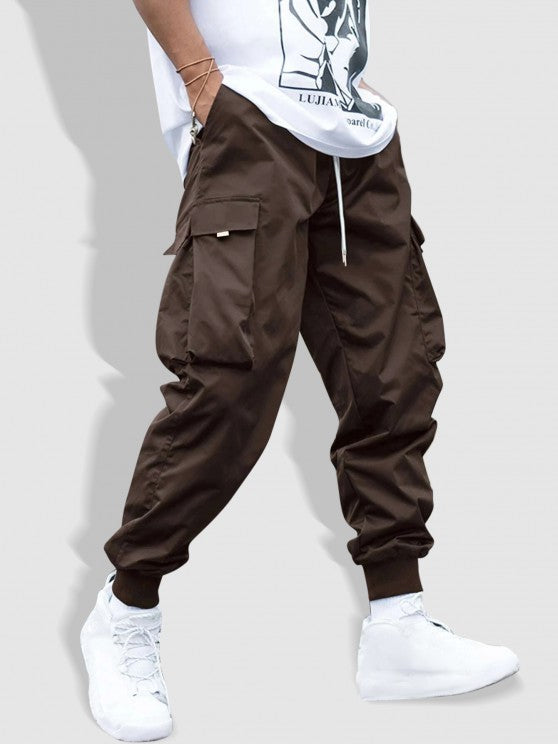 Embroidered Hoodie And Cargo Pants Set - Grafton Collection