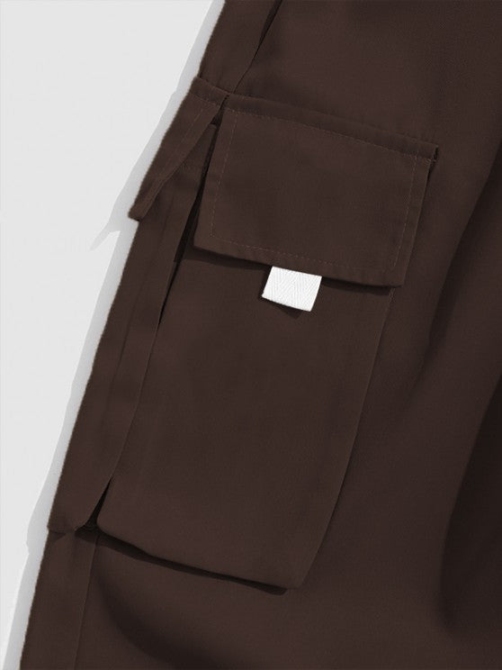 Embroidered Hoodie And Cargo Pants Set - Grafton Collection