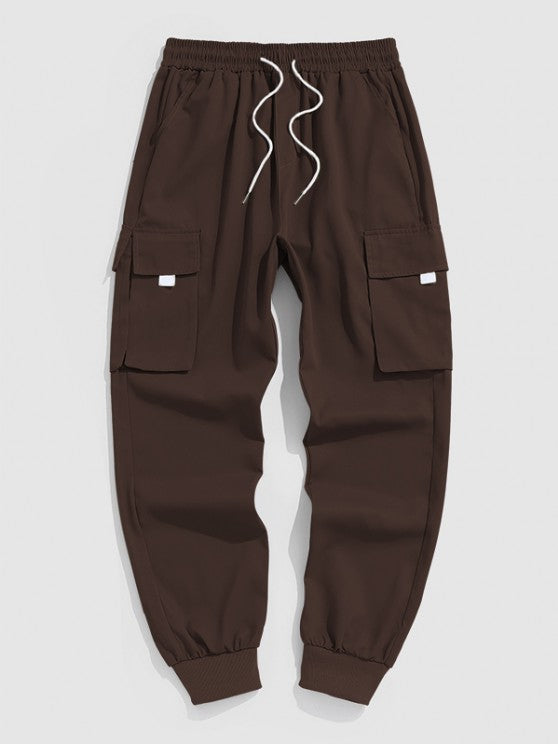 Embroidered Hoodie And Cargo Pants Set - Grafton Collection