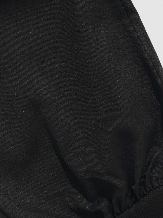 Letter Printed Sweatshirt And Cargo Pants - Grafton Collection