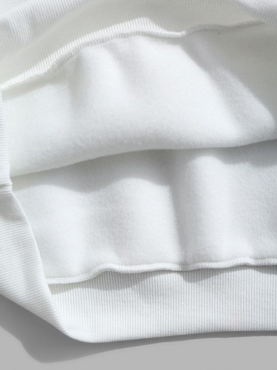 Letter Printed Sweatshirt And Cargo Pants - Grafton Collection