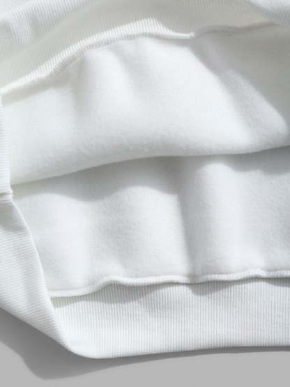 Letter Printed Sweatshirt And Cargo Pants - Grafton Collection
