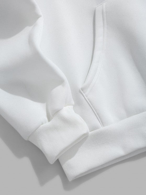 Letter Printed Sweatshirt And Cargo Pants - Grafton Collection