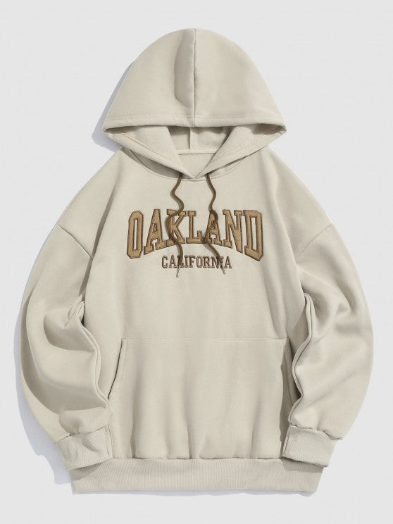 Oakland Embroider Hoodie And Shorts Set - Grafton Collection