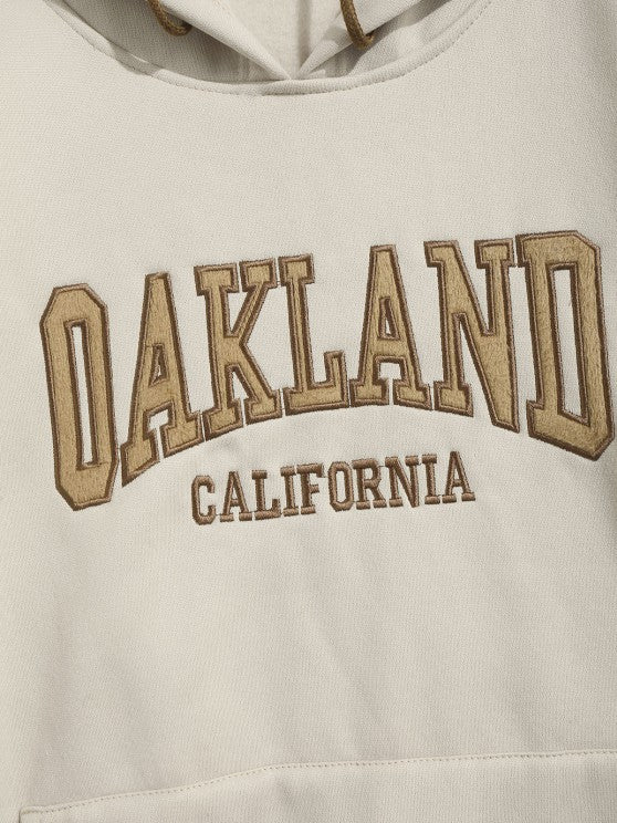Oakland Embroider Hoodie And Shorts Set - Grafton Collection