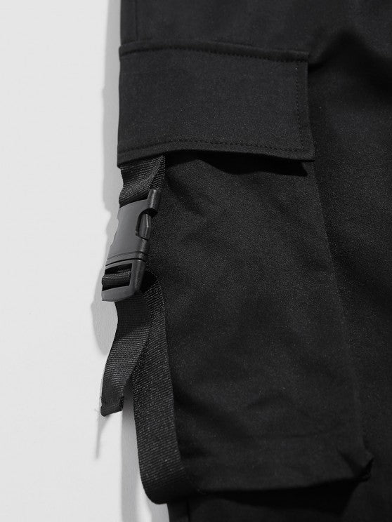 Plaid Wool Shacket And Cargo Pants Set - Grafton Collection