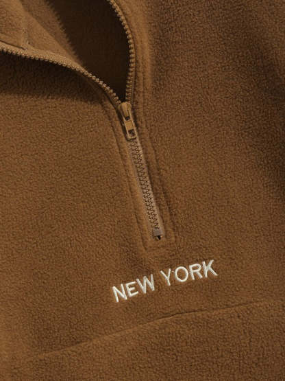 Half Zip Sweatshirt And Cargo Pants Set - Grafton Collection