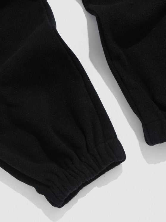 Letter Graphic Printed Pants Set - Grafton Collection