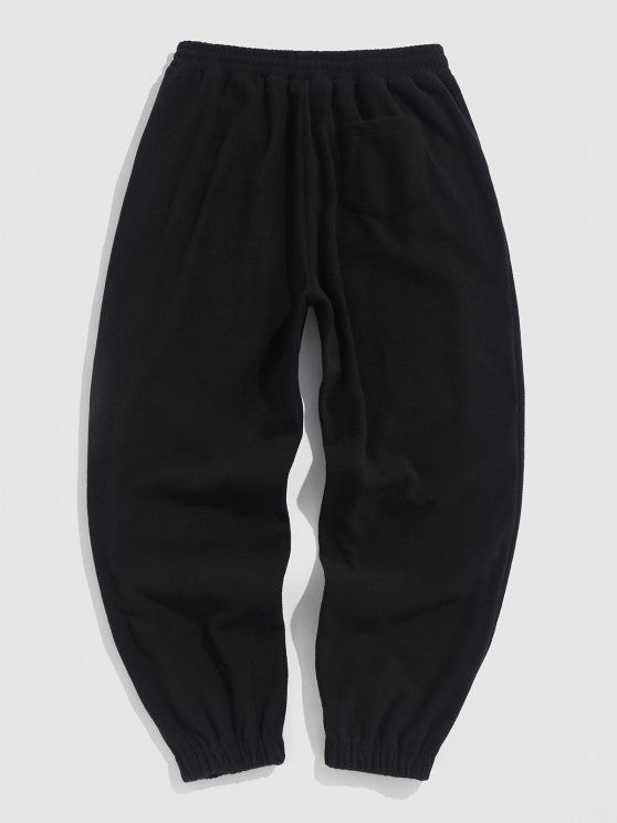 Letter Graphic Printed Pants Set - Grafton Collection