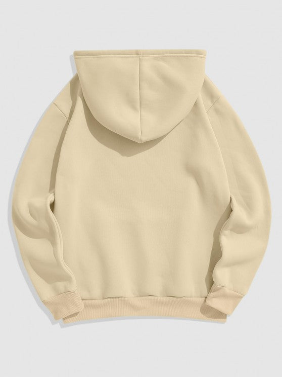 2 Pieces Bear Embroidery Hoodie Set - Grafton Collection