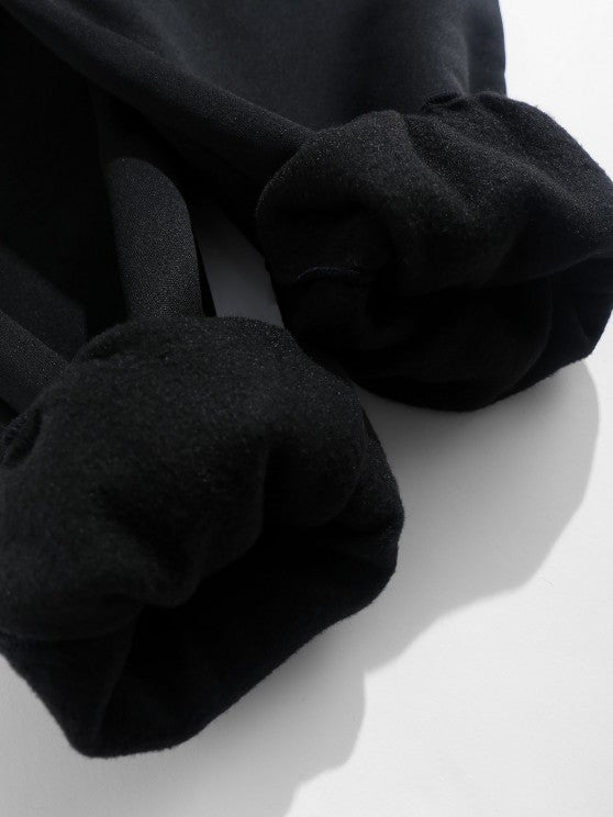 Letters Embroidered Sweatshirt And Sports Pants Set - Grafton Collection